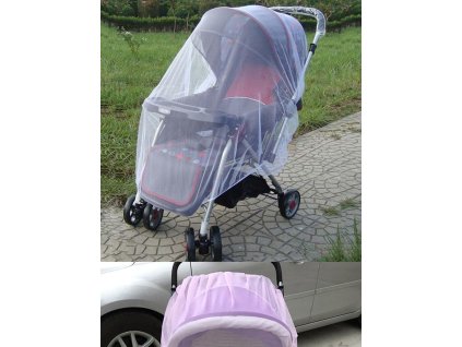 Moskitiera elastyczna na gumke do wozka 140cm 93300(1)