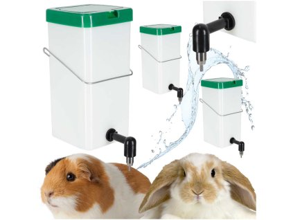 Poidlo kropelkowe dla krolikow gryzoni poidelko 1l zestaw 3 sztuki 179712