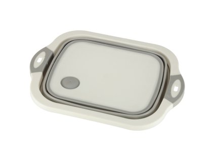 Miska skladana silikonowa z odplywem deska do krojenia zlew turystyczny ociekacz 173140