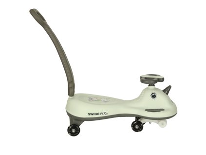 Jezdzik grawitacyjny LED Swing FIX S1 skuter z raczka szary max 65kg 172777