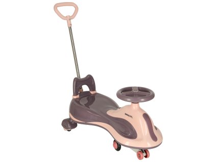 Jezdzik grawitacyjny LED Swing FIX S2 skuter z raczka fioletowy max 100kg 172765