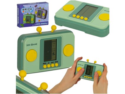 Gra elektroniczna zrecznosciowa konsola przenosna zielony 163497