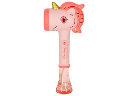 Pistolet na banki mydlane maszyna do baniek jednorozec rozdzka swiatlo dzwiek 167760