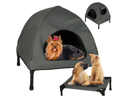 Domek dla psa kota legowisko namiot dla zwierzat poslanie 53x43x56 cm 168088