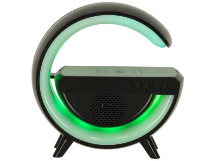 Lampka LED RGB ladowarka indukcyjna radio 162655