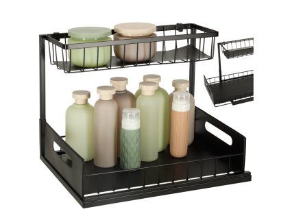 Organizer pod zlewozmywak do szafki dwupoziomowy 161763