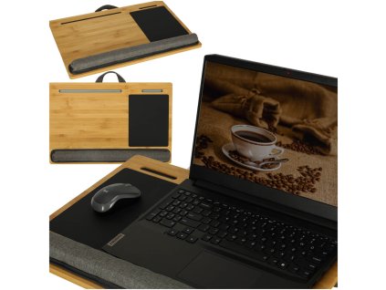 Stolik pod laptopa podstawka drewniany 161018