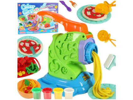 Ciastolina plastelina makaron maszynka makaronowa ciasto masa plastyczna z akcesoriami 170794