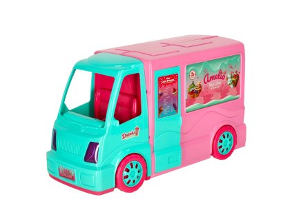 Samochod dla lalek kamper food truck zestaw 21 el 155996