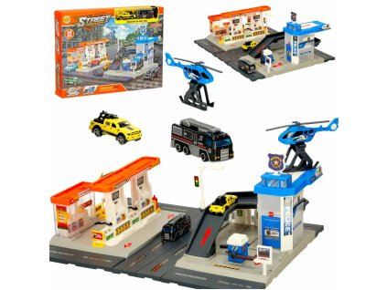 Stacja paliw parking policyjny zestaw 54 el 160796