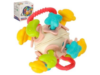 Zabawka sensoryczna gryzak dla niemowlat kula Bibi inn 159610