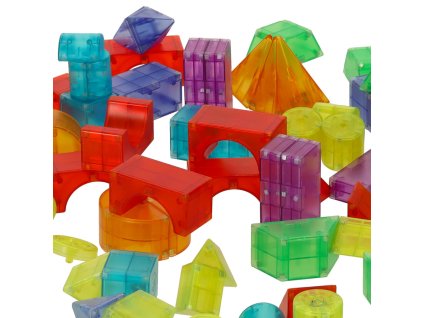 Klocki magnetyczne swiecace 64 el 160894