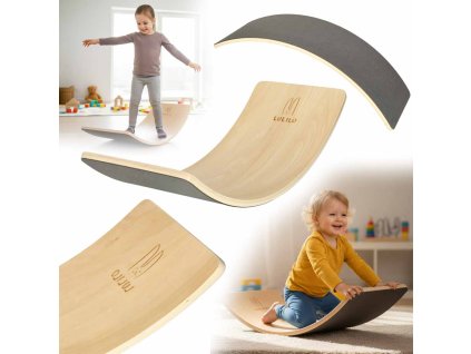 Deska do balansowania z filcem LULILO AJLO szary 179844