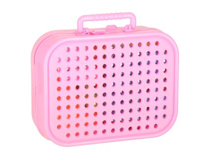 Klocki konstrukcyjne ukladanka w walizce kreatywna mozaika wkretarka jednorozec 154139