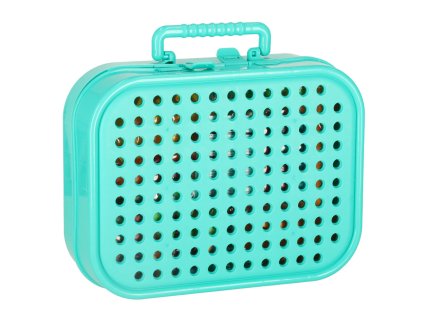 Klocki konstrukcyjne ukladanka w walizce kreatywna mozaika wkretarka dinozaur 154128