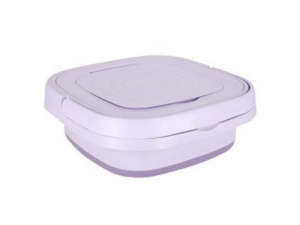 Pralka automatyczna turystyczna mini skladana przenosna 8L fioletowa 155348