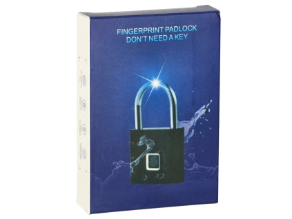 Zamek elektroniczny klodka na odcisk palca stalowy karbon 154253