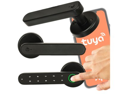 Zamek elektroniczny do drzwi klamka na kod odcisk palca bluetooth 175292