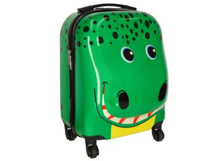 Walizka podrozna dla dzieci bagaz podreczny na kolkach krokodyl 149987