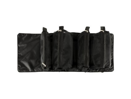 Kosmetyczka skladana podrozna wypinana zwijana 4w1 duza pojemnosc przenosna czarna 147055