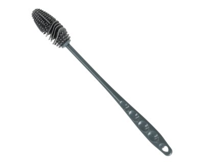 Szczotka do mycia butelek myjka silikonowa szara 156921