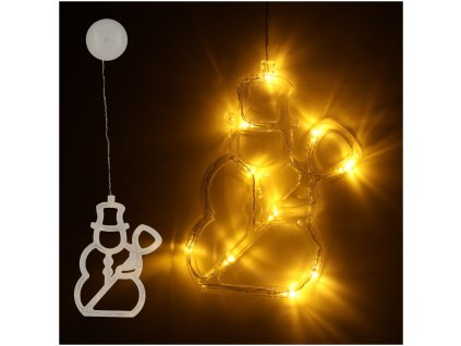 Lampki LED wiszaca dekoracja swiateczna balwanek 137571