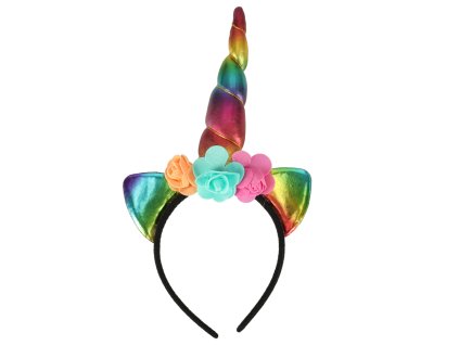 Kostium stroj jednorozec spodnica opaska multikolor 142178