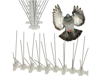 Kolce metalowe na ptaki golebie 50cm x 11cm x 4cm 158348