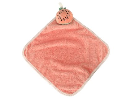 Recznik reczniczek do rak dla dzieci 30x30cm rozowy arbuz 135992