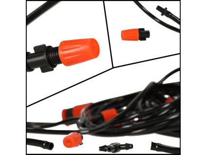 Kurtyna wodna mgielka zraszacz ogrodowy system nawadniania 20m 134439