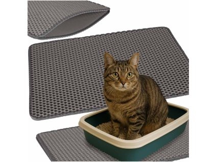 Mata pod kuwete dla kota wodoodporna dwuwarstwowa 40x60cm XXL 176640