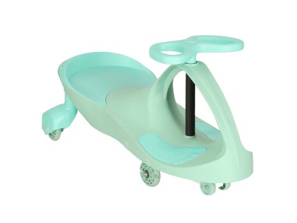 Jezdzik grawitacyjny swiecace kola LED mietowy 157360