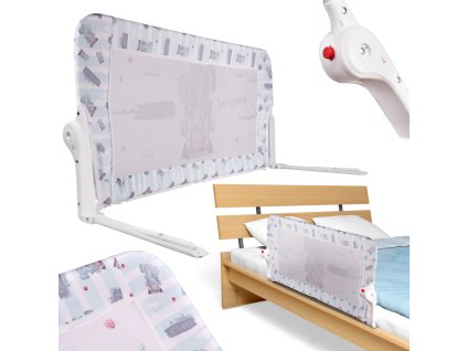 Barierka ochronna bramka oslonka do lozka 90cm slonik 108035(1)