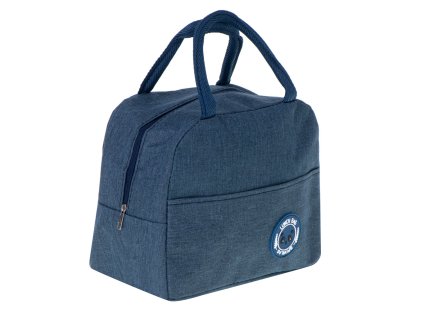 Torba termiczna izolacyjna sniadanie lunch niebieska 107197(2)