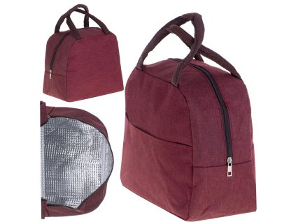 Torba termiczna izolacyjna sniadanie lunch czerwona 107184(2)