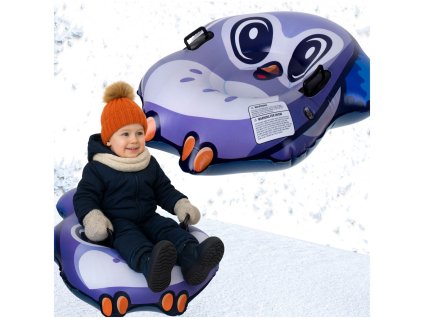 Slizgacz sanki dmuchane na snieg opona pingwin 95cm x 103cm x 26cm 178381