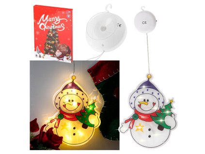 Lampki LED wiszaca dekoracja swiateczna balwan 105840(2)