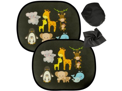 Kurtyna statyczna przeciwsloneczna oslona okna samochodu malpka 149371