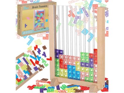 Gra logiczna ukladanka z klockow stojaca 176778