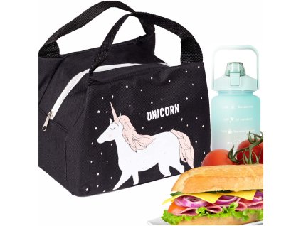 Torba termiczna na lunch jedzenie sniadaniowa izolacyjna jednorozec 166344