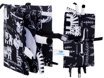 Ksiazeczka sensoryczna miekka ogony zwierzat safari 102724(2)