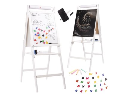 Tablica magnetyczna kredowa magnesy biala XXL 93717(1)