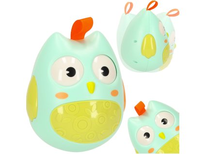 Wanka wstanka sowa sensoryczna kiwajka niebieska 168611