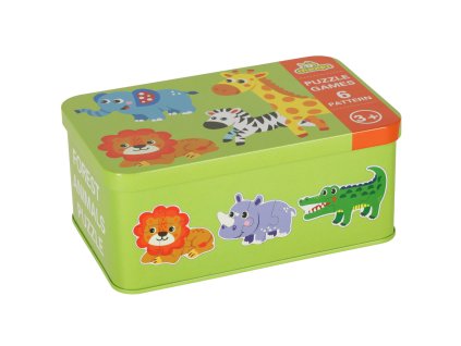 Puzzle w puszce zwierzatka safari 25 puzzli 149107