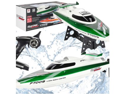 Lodz zdalnie sterowana na pilota RC FT009 zielona 177459