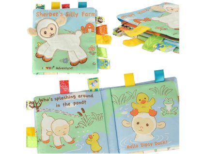 Ksiazeczka sensoryczna gryzak metki owieczka 145124