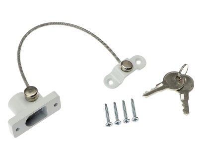 Zabezpieczenie okna blokada uchylenie na kluczyk 93295(2)