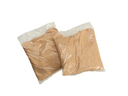 Glina rzezbiarska masa do modelowania zapas do kola garncarskiego 800g 145132