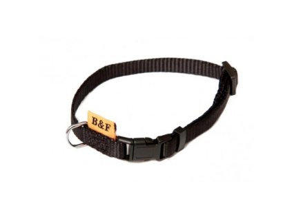 Obojek popruh 1,0x20-35cm-černý