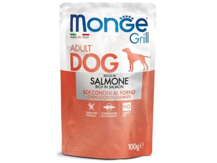 Monge grill 100g kaps.losos 1ks/24ks dog